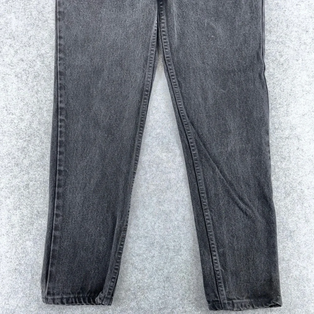 Vintage Levis 512 Orange Tab Jeans Mens 34x30 Made USA Slim Tapered Black Denim